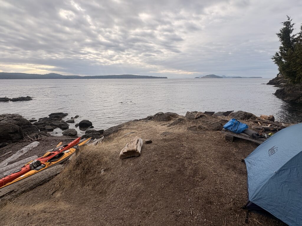 Campsite at Jones Island